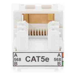 4Cabling Cat 5E Keystone RJ45 Jack for 110 Face Plate | Pack of 10