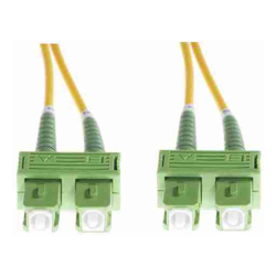 4Cabling 10m SC/APC SC/APC OS1 / OS2 Singlemode Fibre Optic Duplex Cable