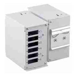 4Cabling DIN-Rail FOBOT / Splice Distributor with Metal Casing For DIN-Rail