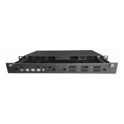 4Cabling 1RU 12/24 Port Rack Mount Fibre Optic Patch Panel FOBOT w/ Splice Cassette