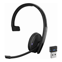 Sennheiser EPOS | Sennheiser Adapt 230 on-ear single-sided Bluetooth  headset with USB dongle UC optimised and Microsoft Teams certified Noise-canceling mic