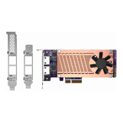 Qnap DUAL M.2 2280 PCIe NVME SSD &amp;amp;amp; DUAL-PORT 2.5GBE EXPANSION CARD
