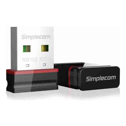 Simplecom NW102 N150 2.4GHz 802.11n Nano USB WiFi Wireless Adapter