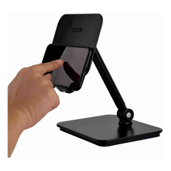 Full Motion 3 in 1 Smartphone Tablet and Notebook Holder Black