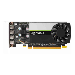 Nvidia Quadro Turing T1000 Workstation GPU 4GB GDDR6 PCI-E 3.0 x16 up to 160 GB/s Memory Bandwidth 896 NVidia CUDA Cores 4x mDP 1.4