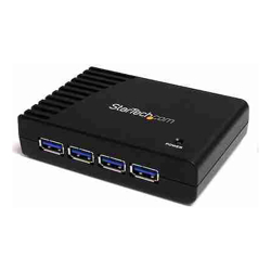 StarTech STARTECH.COM 4 Port BLACK SUPERSPEED USB 3.0 HUB 4 Port USB 3.0 HUB (Refurbsihed)