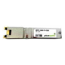 PlusOptic Cisco compatible (SFP-10G-T-S) 10G Copper SFP+ 30M Transceiver RJ-45 Connector for Copper Cat 6 | PlusOptic SFP-10G-T-CIS