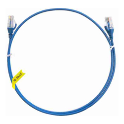 4Cabling 4m Cat 6 Ultra Thin LSZH Pack of 10 Ethernet Network Cable. Blue