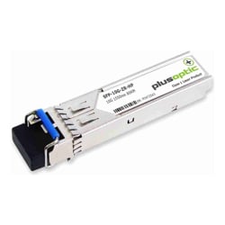 PlusOptic HP / Aruba compatible 10G SFP+ 1550nm 80KM Transceiver LC Connector for SMF with DOM | PlusOptic SFP-10G-ZR-HP