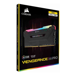 Corsair Vengeance RGB Pro DDR4 3600MHz 16GB 2 x 288 DIMM Unbuffered 18-22-22-42 Heat spreader RGB LED 1.35V XMP 2.0