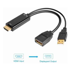 Simplecom DA206 4K HDMI to DisplayPort Active Adapter Converter USB Powered