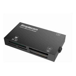 Simplecom CR216 USB 2.0 All in One Memory Card Reader 6 Slot for MS M2 CF XD Micro SD HC SDXC Black