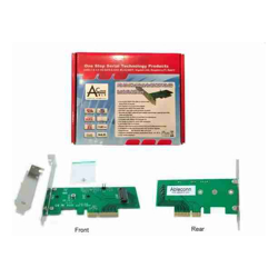 Ableconn PCIe 3.0 x4 Host Adapter Card for M.2 NGFF PCIe NVMe SSD 