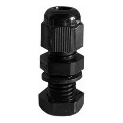 4Cabling 4C | 12mm Nylon Cable Gland Long Threaded with Washer 40 Pack