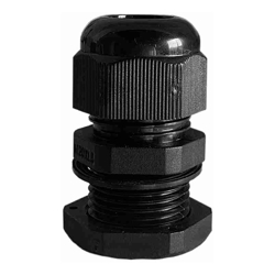 4Cabling 4C | 20mm Nylon Cable Gland Long Threaded with Washer 25 Pack
