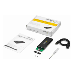 StarTech STARTECH.COM M.2 SSD ENCLOSURE FOR M.2 SATA SSD USB 3.1 USB-C to MICRO-B CABLE 2YR
