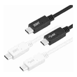 3Sixt Black Cable USB-C to USB-C V2.0 1m