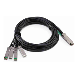 PlusOptic DAC QSFP+ to 4SFP+ 40G 3M Passive Cable | PlusOptic DACQSFP-4-3M-PLU
