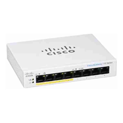 Cisco CBS110 Unmanaged 8-PORT GE PARTIAL POE DESKTOP EXT PS