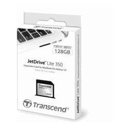 Transcend JetDrive Lite 350 128GB Expansion Card for MacBook Pro Retina 15&amp;amp;quot; (Mid 2012 Early 2013)