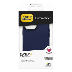 OtterBox Apple iPhone 13 Pro Max Symmetry Series+ Antimicrobial Case with MagSafe Navy Captain (Blue) (77-83602) Wireless Charging Compatible