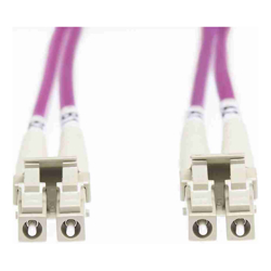4Cabling 10m LC-LC OM4 Multimode Fibre Optic Patch Cable: Erika Violet