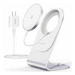 Choetech MIX00117SL Magasafe Fast Wireless Charger Stand Holder With PD20w Apadater For iPhone 13/iPhone 12 (H047+T517)