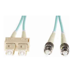 4Cabling 20m SC-ST OM4 Multimode Fibre Optic Cable: Aqua