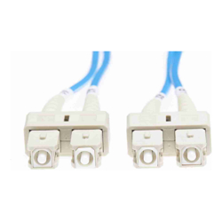4Cabling 5m SC-SC OM4 Multimode Fibre Optic Cable: Blue