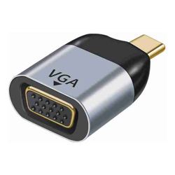 Astrotek USB-C to VGA Male to Female Adapter support 1080P@60Hz QXGA QWXGA WUXGA UXGA Aluminum shell Gold plating for Windows Andro