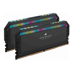 Corsair Dominator Platinum RGB 64GB (2x32GB) DDR5 UDIMM 5200Mhz C40 1.25V Black Desktop PC Gaming Memory