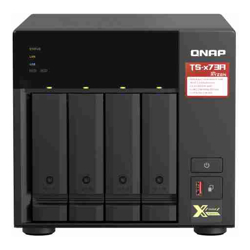 Qnap TS-473A-8G 4-Bay NAS AMD V1500B quad-core 2.2 GHz processor 8GB DDR4 RAM (max 64GB) 4x 2.5&amp;amp;quot;/3.5&amp;amp;quot; + 2x M.2 2280 PCIe Gen3 x1 slots 3y wty