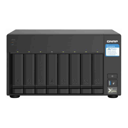 Qnap 8-BAY NAS (NO  DISK) ALPINE QC 1.7GHz 4GB 2.5GbE(2) 10GbE SFP+(2) TWR 2YR WTY