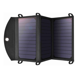 Choetech SC001 19W Portable Solar Panel Charger SunPower Panels Dual USB Charger for Camping/RV/Outdoors