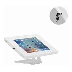 Brateck Anti-Theft Wall-Mounted/Countertop Tablet Holder  Fit most 9.7 to 11 tablets( iPad iPad Air iPad Pro White