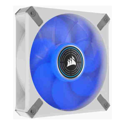 Corsair ML ELITE Series ML120 LED ELITE WHITE 120mm Magnetic Levitation Blue LED Fan with AirGuide Single Pack