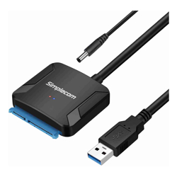 Simplecom SA236 USB 3.0 to SATA Adapter Cable Converter with Power Supply for 2.5&amp;amp;quot; &amp;amp;amp; 3.5&amp;amp;quot; HDD SSD