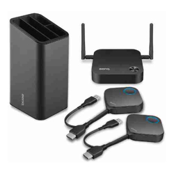 BenQ WDC10 InstaShow Plug &amp;amp;amp; Play. One Button to Start Wireless Full HD Presentations (HDMI wireless streaming) 2 x senders 1 x receiver