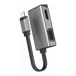 ALOGIC Ultra 2-in-1 USB-C to HDMI and VGA Adapter Male to Female -4K 60Hz