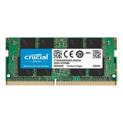 Micron Crucial DDR4 8GB 3200Mhz (PC-25600) CL22 SR x8 Unbuffered Non-ECC SODIMM 260pin [CT8G4SFS832A]