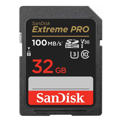 SanDisk 32GB Extreme PRO SDHC And SDXC UHS-I Card SDSDXXO-032G-GN4IN