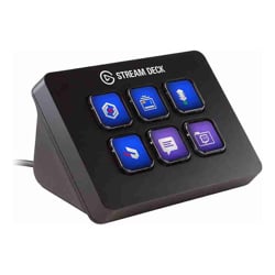 Corsair Elgato Stream Deck Mini Live Content Creation Controller with 6 customizable LCD keys