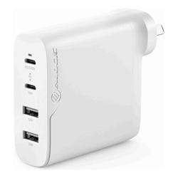 ALOGIC 4*100 Rapid Power 4 port 100W Gan Charger USB C Max 100W USB C Max 18 USB A Max 17W USB A Max 17W inculdes 1.5m USB C charging cable