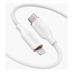Anker PowerLine Soft USB-C to Lightning 1.8 Metre White 