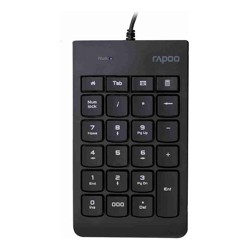Rapoo K10 Wired Numeric NumberPad Keyboard  Spill Resistant Design Laser Carved Keycap Spill-Resistant Design