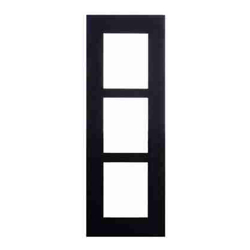 Axis IP VERSO FRAME FOR FLUSH INSTALLATION 3 MODULES BLACK