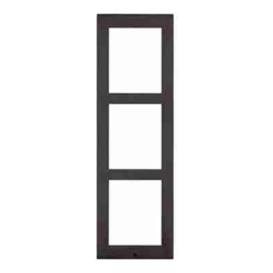 Axis IP VERSO FRAME FOR SURFACE INSTALLATION 3 MODULES BLACK
