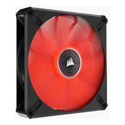 Corsair ML ELITE Series ML140 LED ELITE 140mm Magnetic Levitation Red LED Fan with AirGuide Single Pack