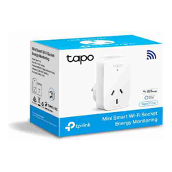TP-Link Tapo P110 Mini Smart Wi-Fi Socket Energy Monitoring Tapo App Remote Control Schedule  Timer Voice Control Away Mode Easy Setup