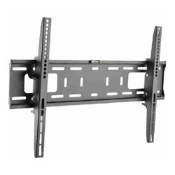 Atdec Atdec's AD-WT-5060 mounts single displays with -10 to +5 tilt to the wall with 56mm offset. Wide wall bracket suits stud walls with 24 stud spacing. Black steel. 10 year warranty.